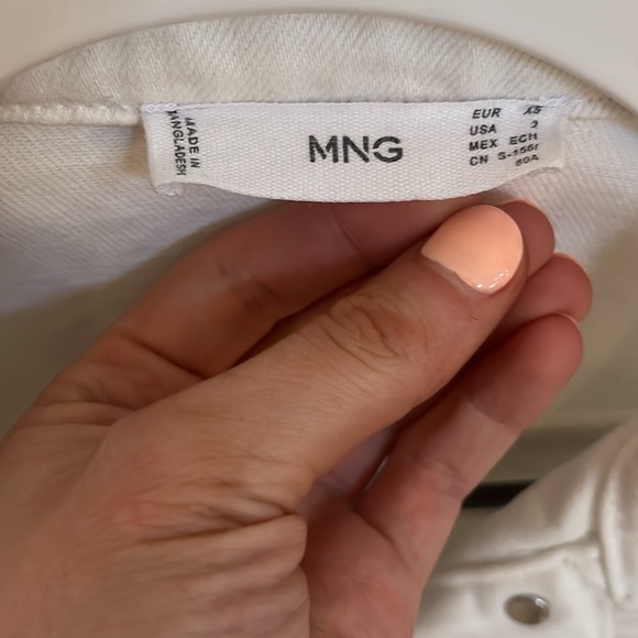 Mango white denim button dress - Picture 4 of 6